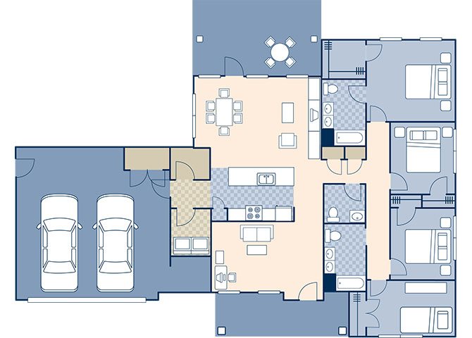 Joe Cannon North floor plan - cannon family homes