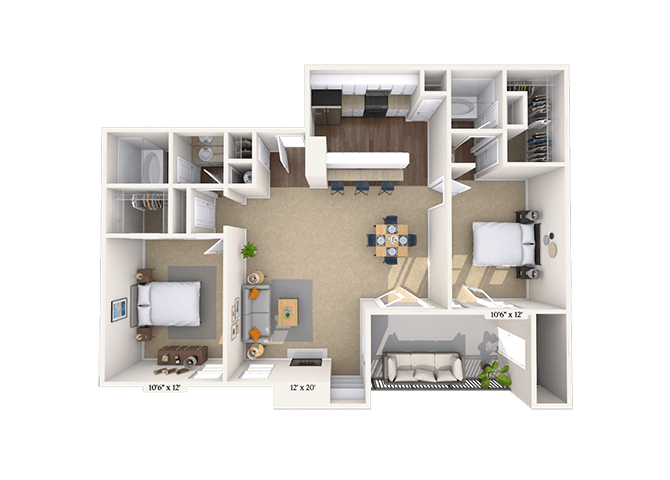 Ft. Worth floor plan