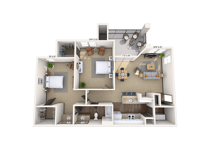 The Carrington floor plan