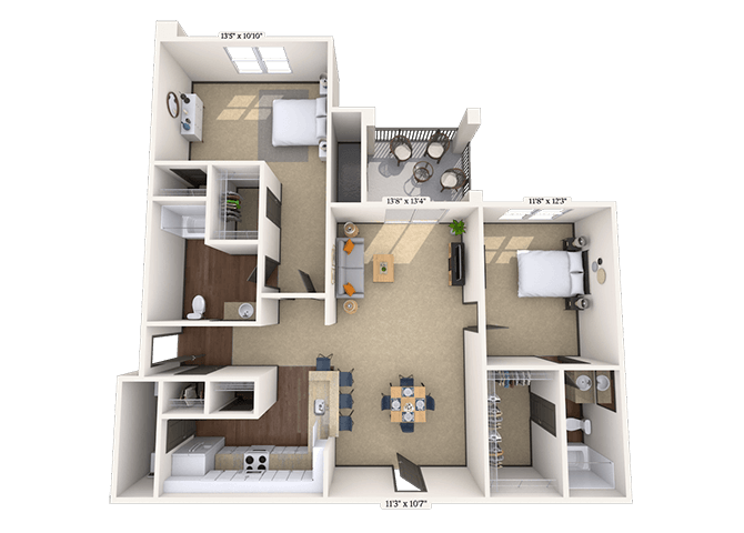 The Silverstone floor plan