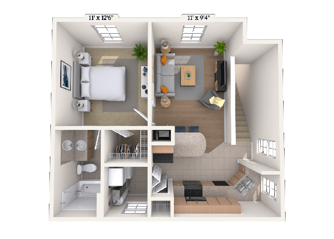 A6 floor plan