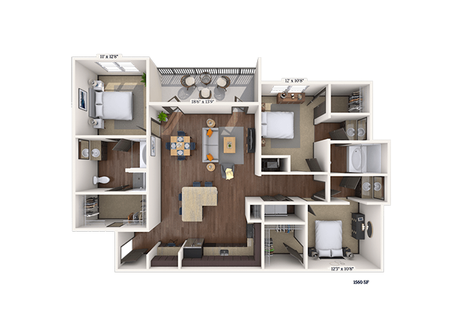 Redding floor plan