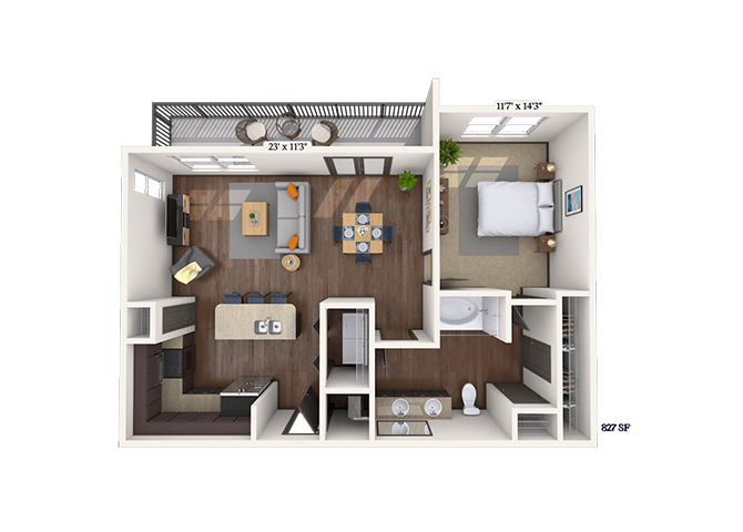 Clements floor plan