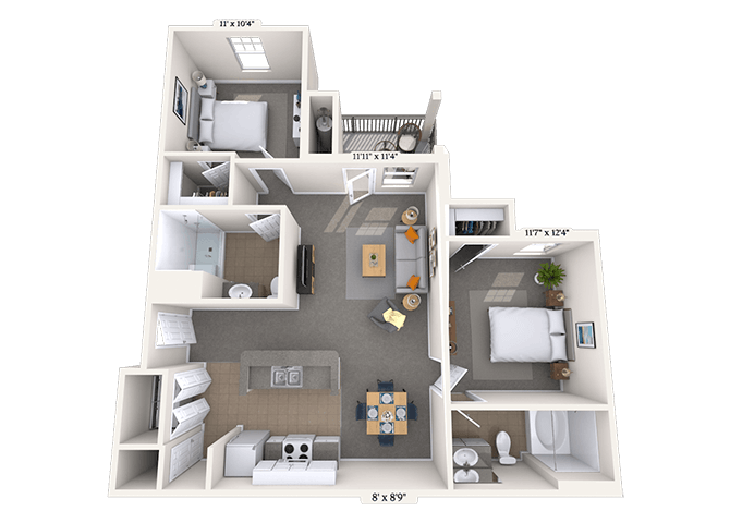 22C floor plan