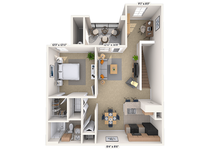 11C floor plan