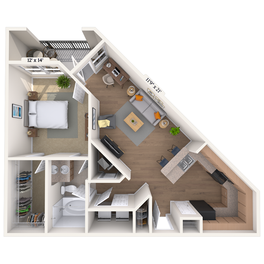 11C floor plan