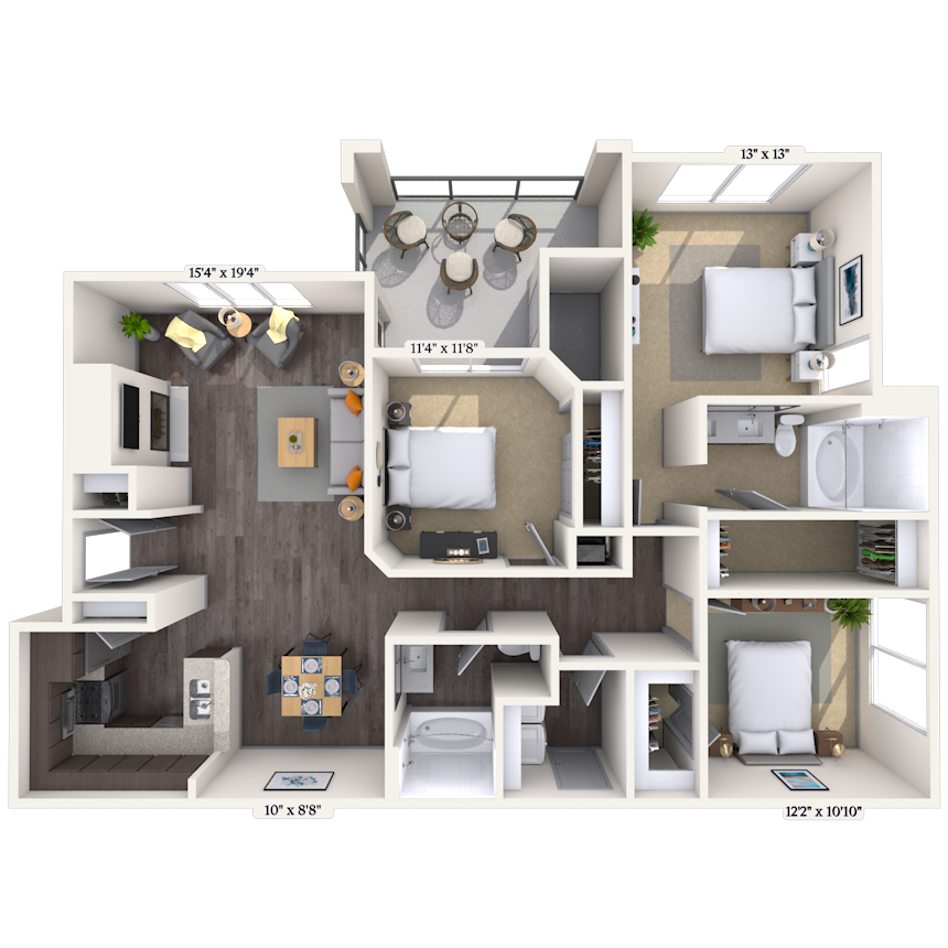 32B floor plan