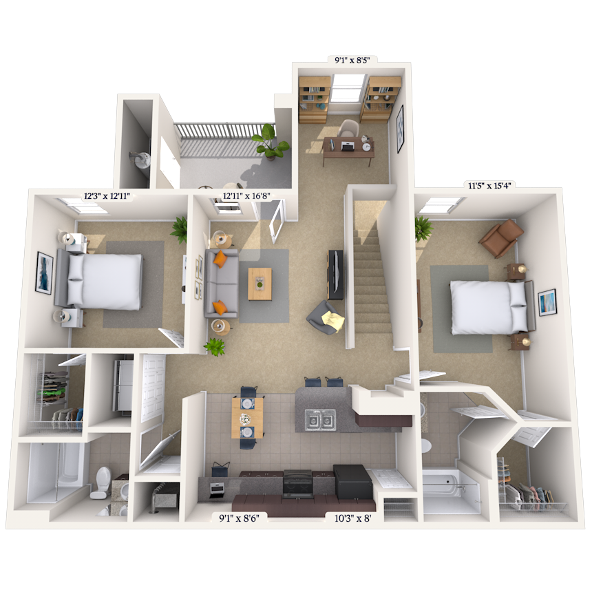 22C floor plan