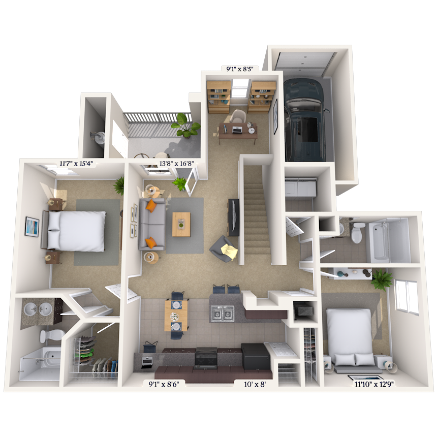 22D floor plan