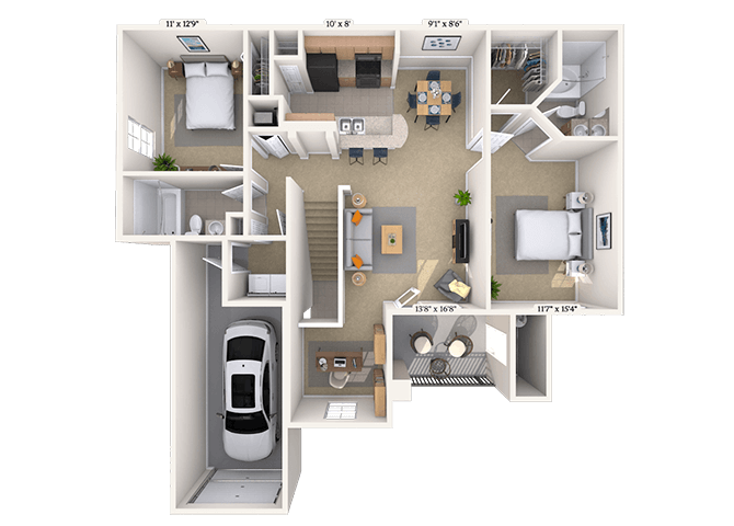 22D floor plan