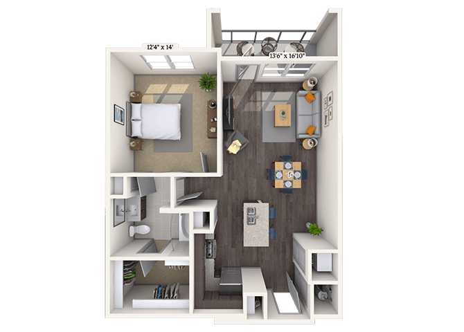 A2 floor plan