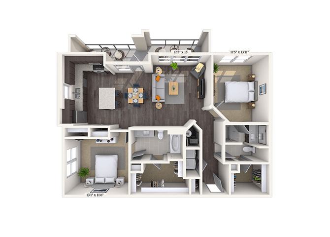 B2 floor plan