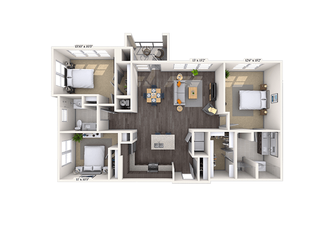 C1 floor plan