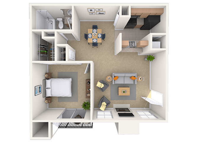 The Chateau floor plan