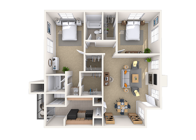 The Dominion floor plan