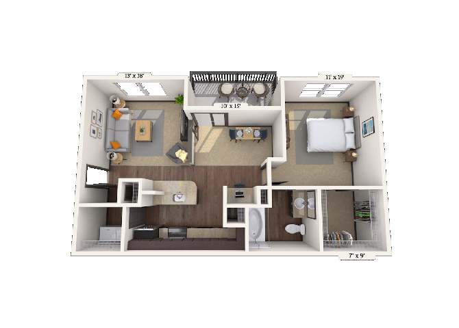 Dahlia floor plan