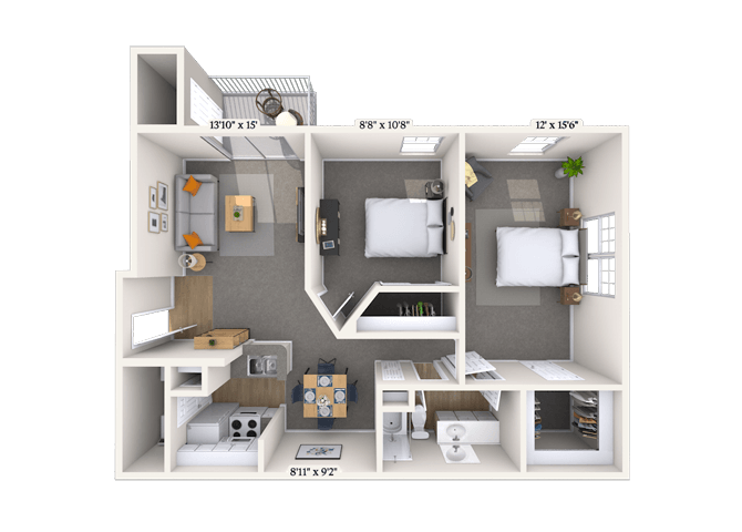 The Augusta floor plan