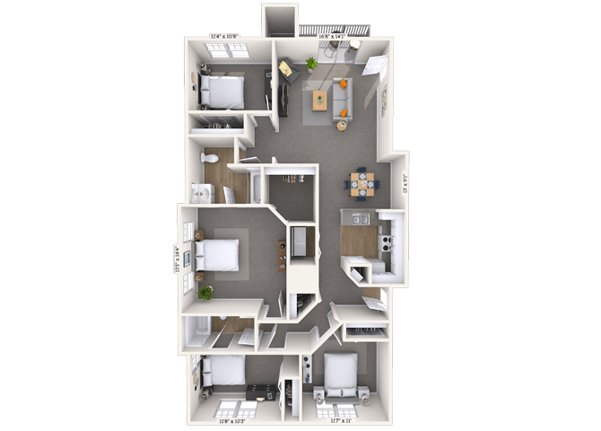 Bellerive floor plan