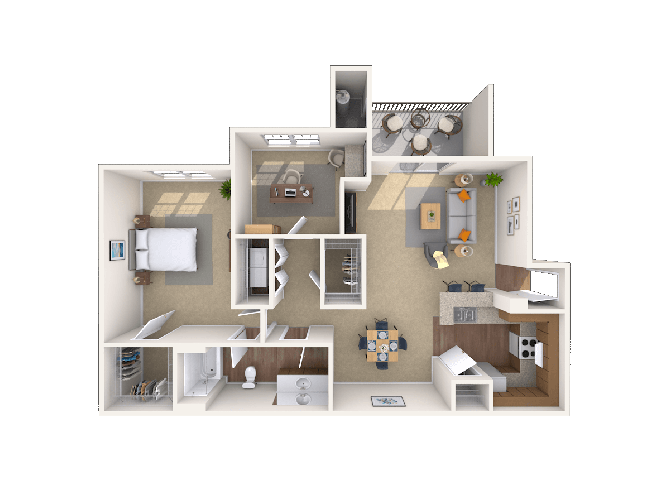 Vintage floor plan