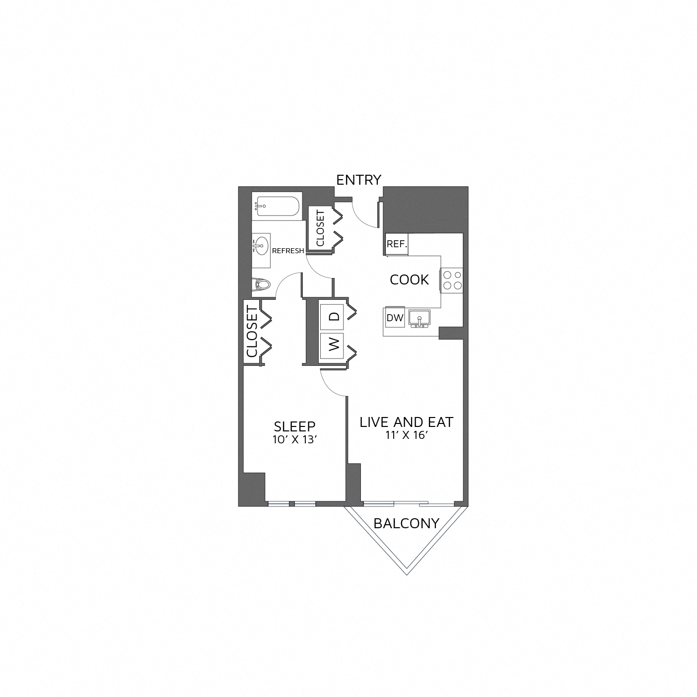 Floor Plan Image of Apartment Apt 0403