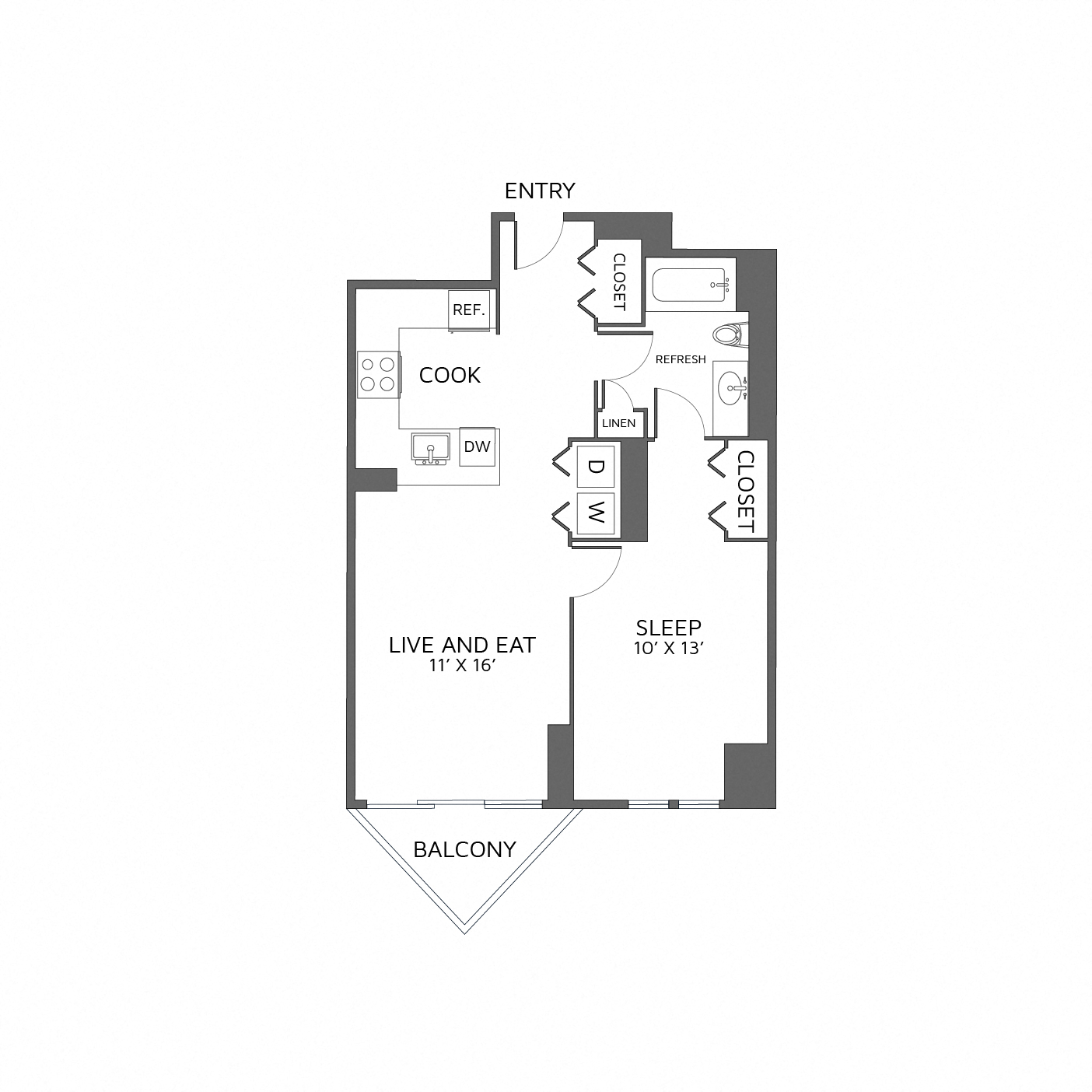 Floor Plan Image of Apartment Apt 0506