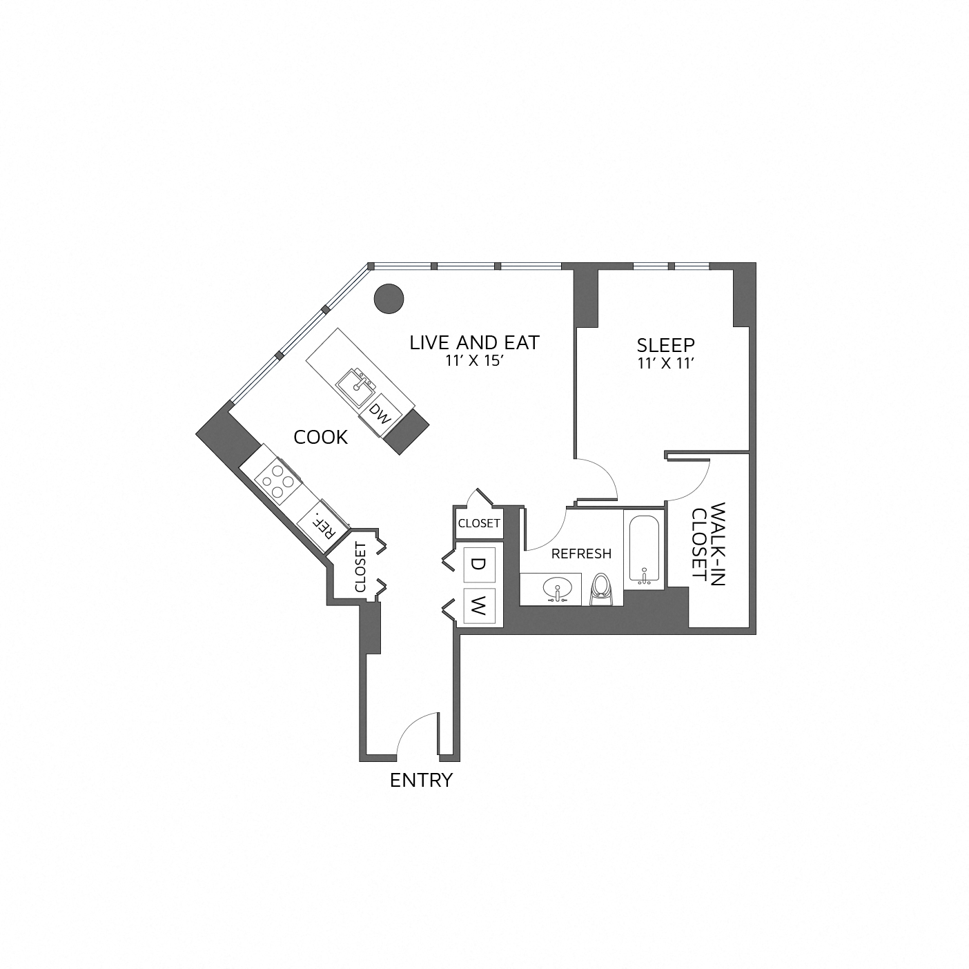 Floor Plan Image of Apartment Apt 0410