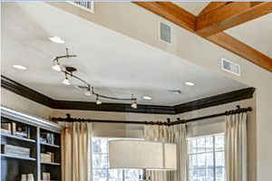 Newly renovated resident clubhouse with lounge seating and business center