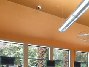 Fitness center with cardio machines