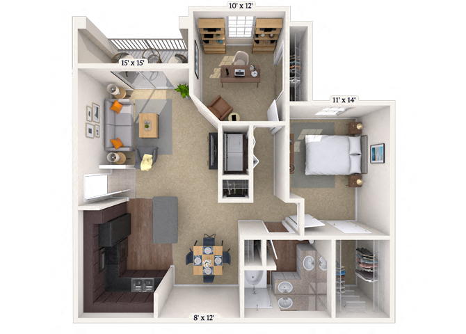 The Turnberry floor plan