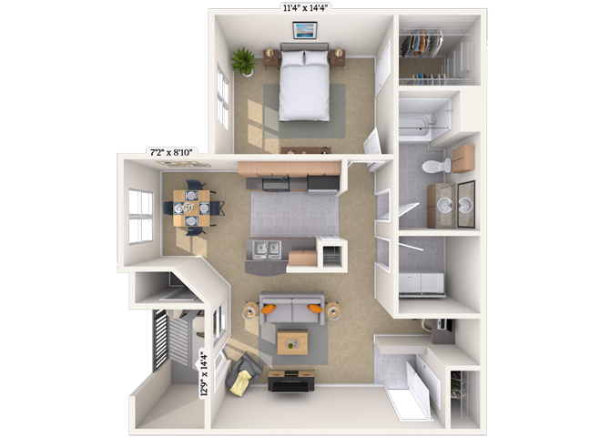 Cedar floor plan