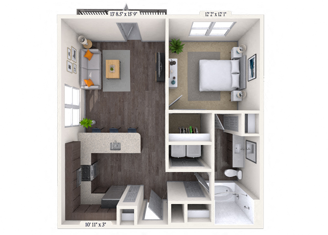 Colgate floor plan