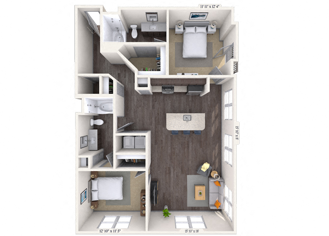 Vassar floor plan