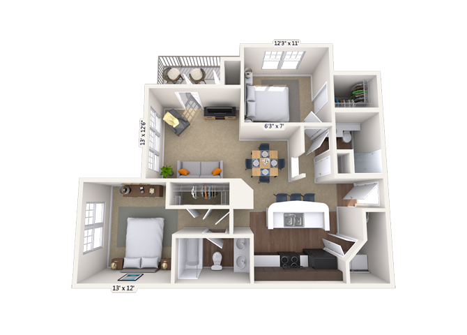 Windmill Palm floor plan