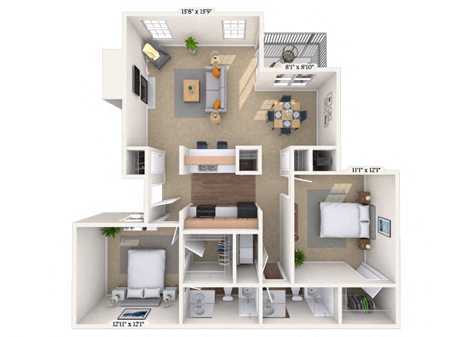 The Arlington floor plan