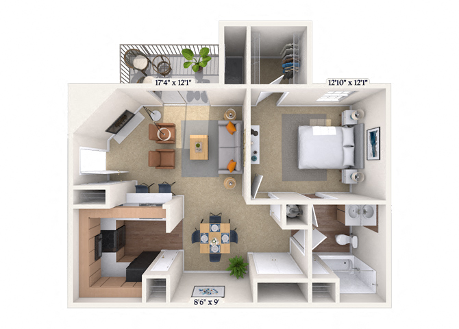 The Ashley floor plan
