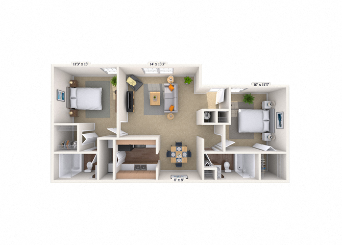 The Whitmire floor plan