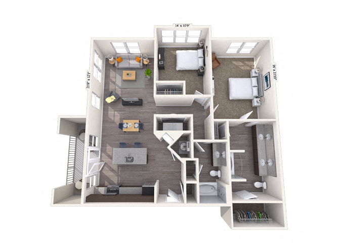 Absolute floor plan