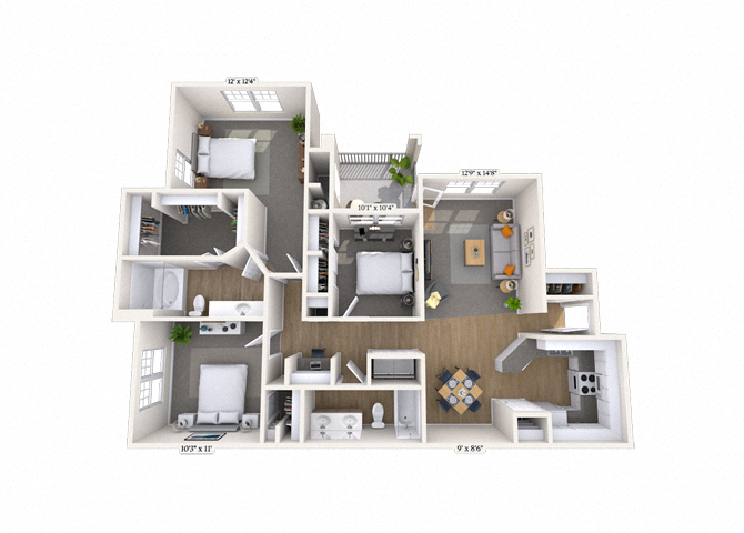 3 Bed/2 Bath