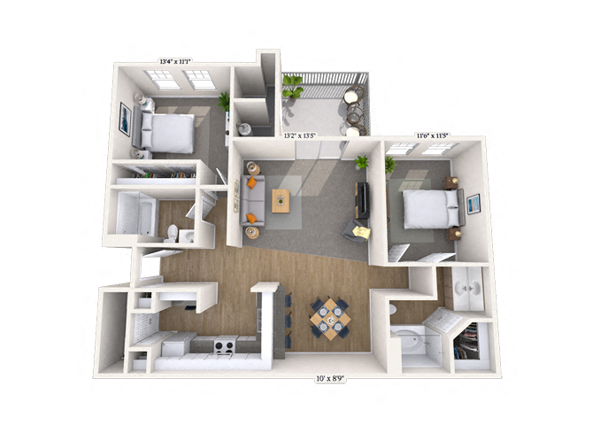 Wranglers Roost floor plan