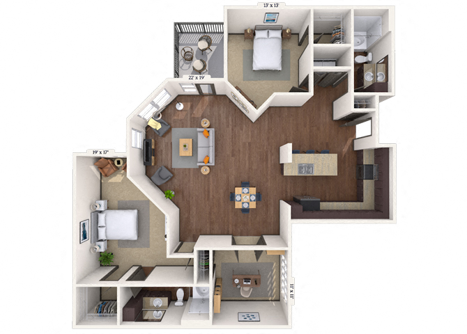 Vesper floor plan