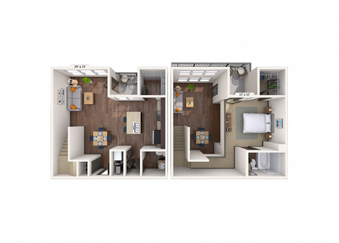 Helios loft floor plan