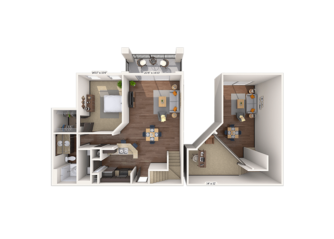 Ascot Loft floor plan