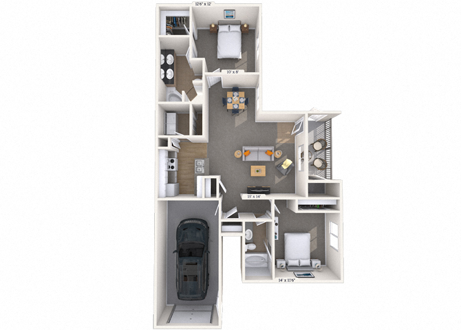 The Miramar floor plan
