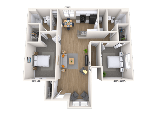 22B floor plan