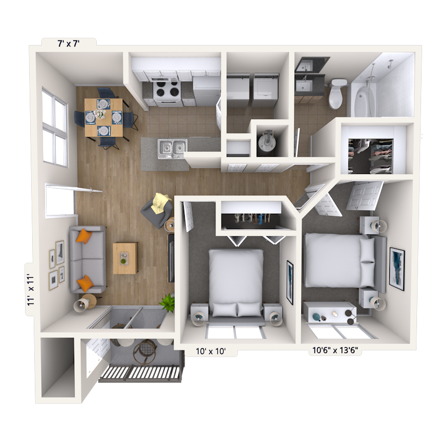 The Camelia floor plan
