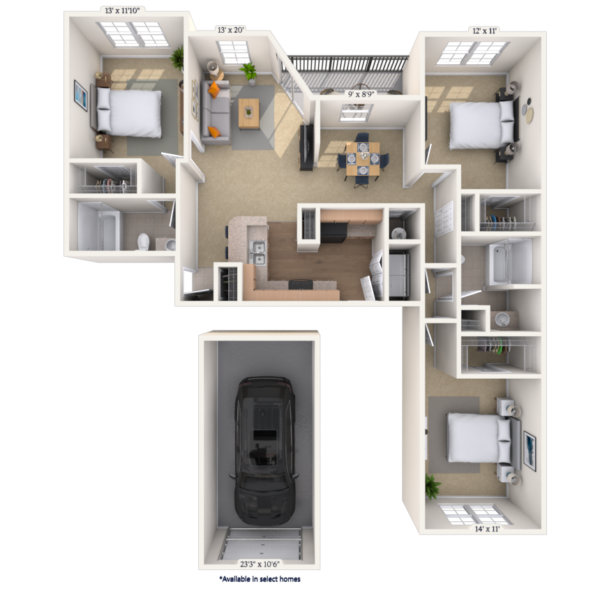 The Ficus floor plan