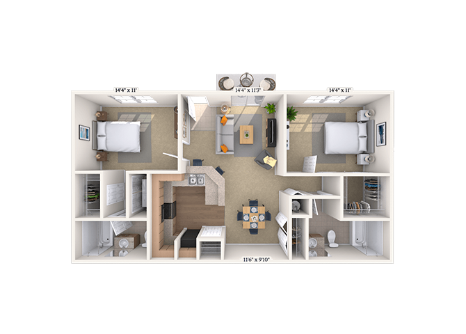 The Oak floor plan
