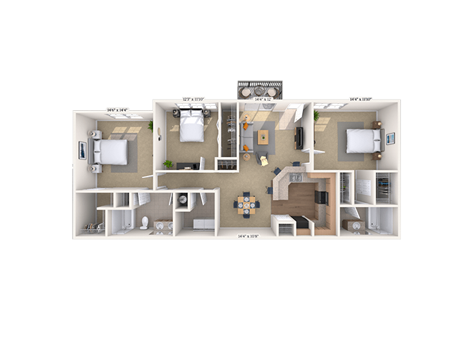 The Royal Palm floor plan