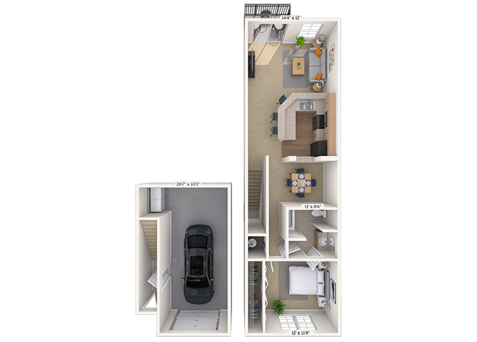 Washingtonian floor plan