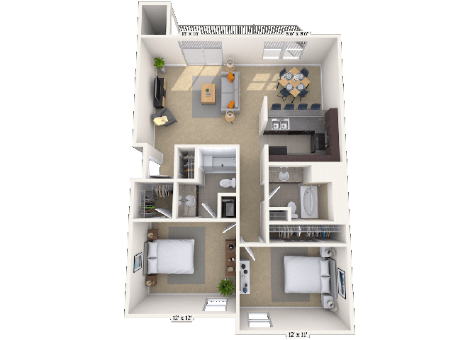 The Camellia floor plan